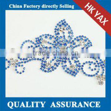 Fashion Rhinestone Triming Crystal,Crystal Rhinestone Trimming Silver Base Dress Chain and Trims for Dress Belt Bride Necklace photo-5