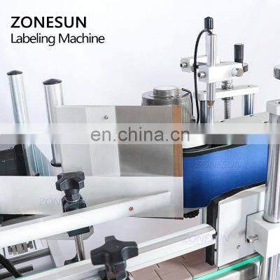 ZONESUN ZS-TB150A Essential Oil Cosmetics Small Glass Bottle Labeling Applicator Machinery Round Sticker photo-3
