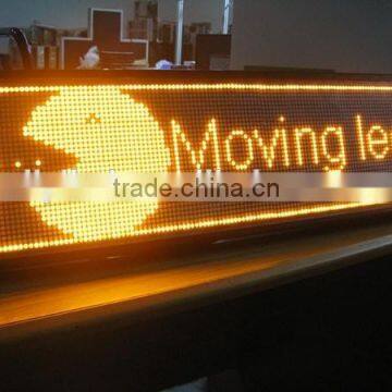 data/time/temperature running car message display led route signs