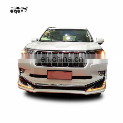 Beautiful and hight quality CQCV style body kit for 2018 Toyota Prad&o front bumper rear bumper with assembly accessories