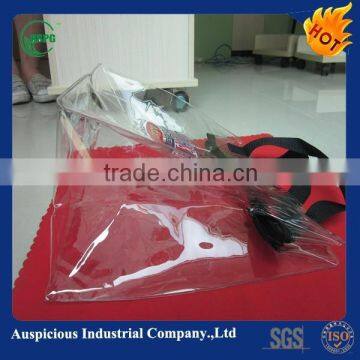 Clear PVC shopping packaging bag pouch