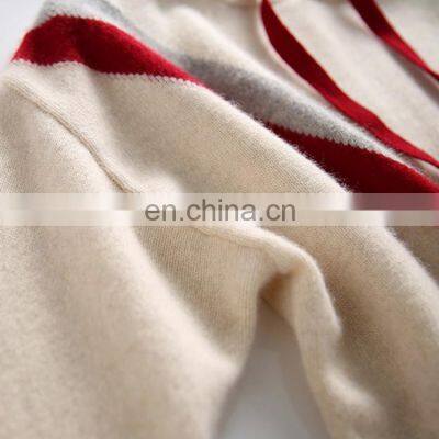 Women Fashion Design Spring Cashmere Knit Sweathoodie photo-4