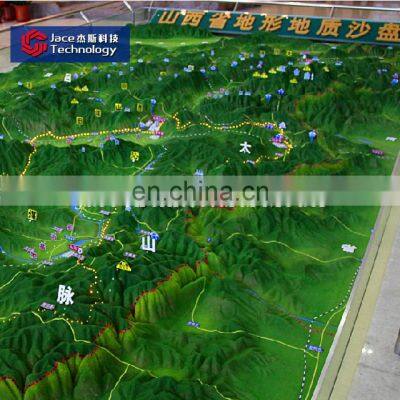 Manufacture geography topography landform model geological sand table