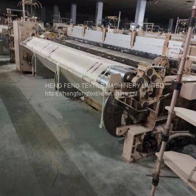 Second Hand Weaving Machine Tsudakoma ZAX 9100 340cm Used Air Jet Looms Year 2007 FIMATEXTILE Positive Cam photo-2