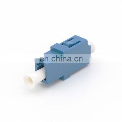 Simplex LC UPC/APC SM Fiber Optic Adapter Blue, Male to Female Fiber Optic Hybrid Adapter SM/Multimode