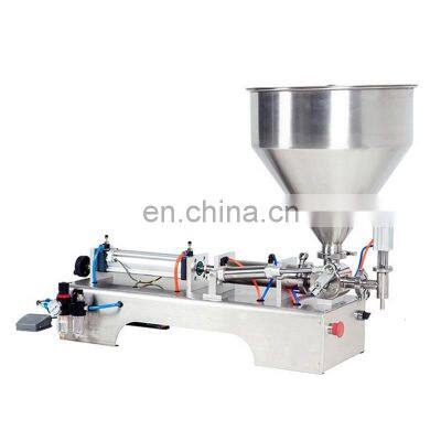 3-25ml Single Head Pneumatic Semi Automatic Paste Juice Oil Honey Cream Filling Machine