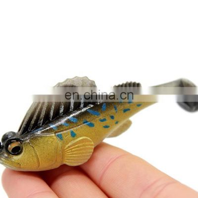 PVC Lead Fish 7g/10g/14g/20g Anti-hanging Bottom Fishing Soft Bait