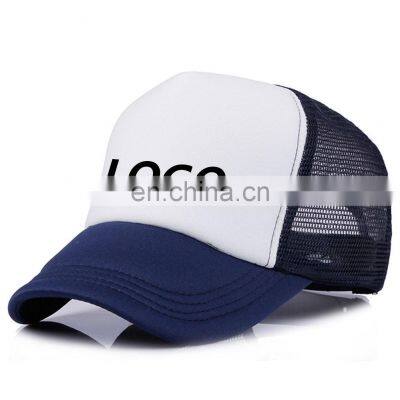 Wholesale Custom logo promotional gift 5 Panel Sport Golf Running Foam mesh Gorras Gorros streetwear cotton Baseball Trucker Hat