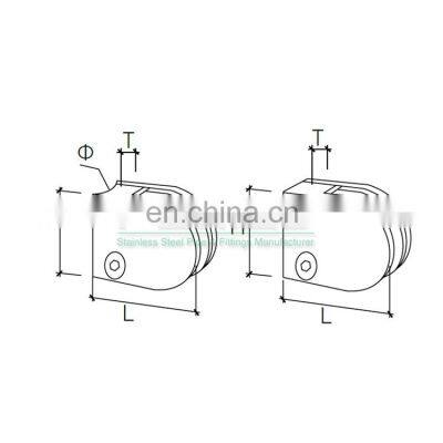 New Product Balustrade Handrail Satin Casting Stainless Steel Railing Accessories photo-2