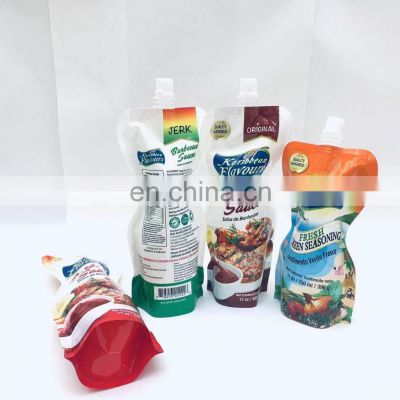 500g High quality liquid detergent washing powder stand up pouches with spout 2.5L 5L 10L 500ml