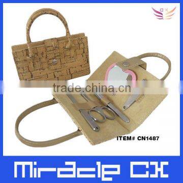 Small Mirror Inside Portable Manicure Set photo-1