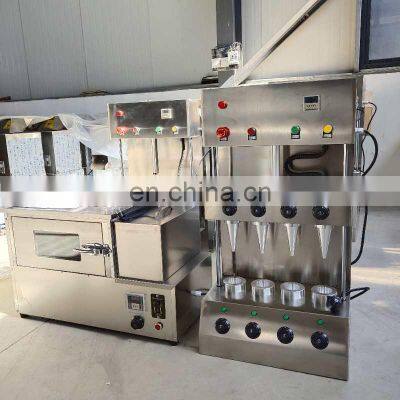 OrangeMech Professional Pizza Cone Maker / 4 Moulds Snack Shop Cone Pizza Forming Machine for Sale photo-2