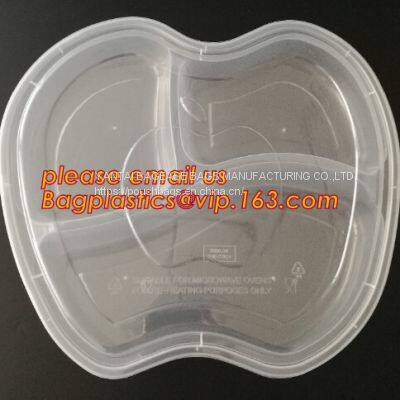 Premium Meal Prep Containers 3 Compartment BPA-FREE Food Storage Microwavable Dishwasher Safe Plastic Lunch Bento Box photo-2