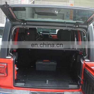 Aluminum Rear Door Frame for Jeep Wrangler JL 2018+ 4x4 Rear Cargo Frame Rack