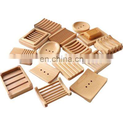 Eco Friendly Wooden Soap Dish/ Natural High Quality Handmade Bamboo Wood Soap Dish Holder