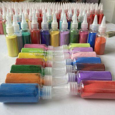 Children's Sand Painting 24 Color Fine Sand Color Sand photo-4