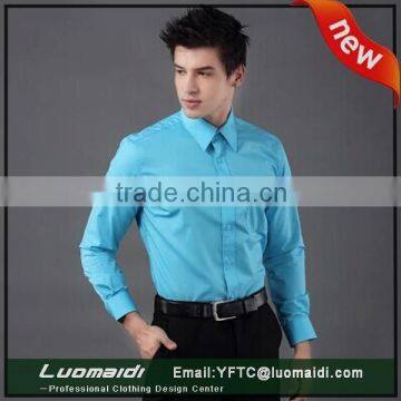 Factory supply directly!!!slim fit shirts thailand,shirts sewing,men's solid dyed shirts