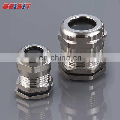 Beisit Pvc Brass Waterproof Metal Cable Cable Gland Manufacturers IP68 Stainless Steel M12-M85 CN;ZHE EPDM NBR