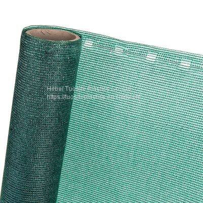 Green HDPE Plastic Raschel Mesh Anti Sun 80% Green /Black Shade Net photo-3