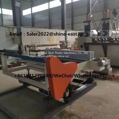 Shine East PVC single color coil mat extrusion machine carpet making machine floor mat machine