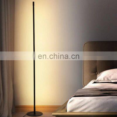 Hot Selling Modern Design Restaurant Coffee Shop Long Iron LED Floor Lamp