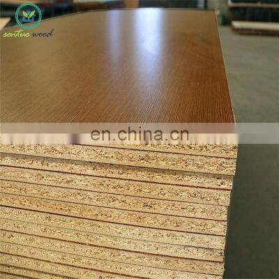 18Mm High Quality Melamine Faced Chipboard / Particleboard Price photo-3