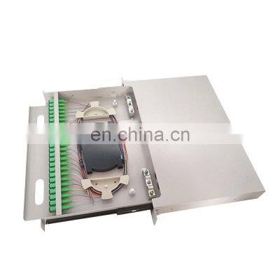 ftth 19 inch Network Cabinet Mount Type 12 Core ODF Terminal box Patch Panel