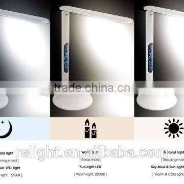 High Quality LED Desk Light Warm White 3300K/ Cool Light 5500K Calendar Power photo-4