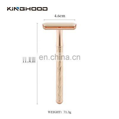 High Quality Shaver Metal Handle Singe Blade Shaving Safety Razor de Seguridad photo-4