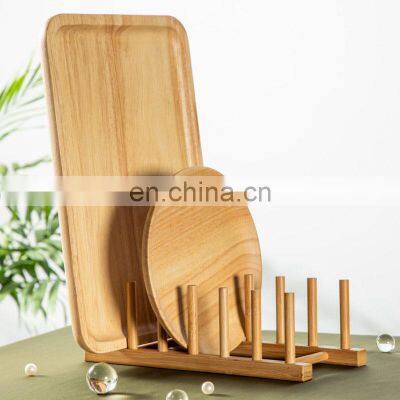 Kitchen & Tabletop Natural Eco friendly Multifunction Organizer Drying Drain Bamboo Dish Rack Home Storage & Organization