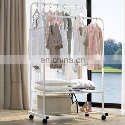 Luxury Metal Multifunction Coat Racks Garment Coat Hanger Clothes Organizer Hanger Hooks Stand Clothes Rack photo-2