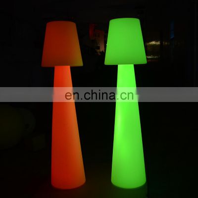 luminous floor /Cheap classic Waterproof IP65 sunlight plastic color holiday lighting LED floor standing lamp