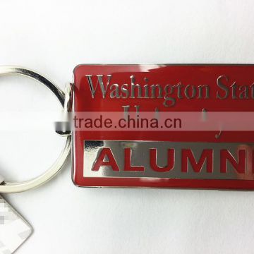 University red key chain with sprit and jump ring