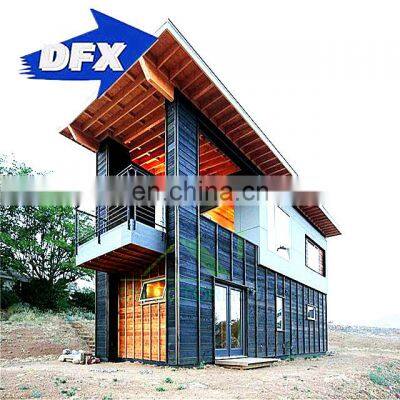 Shipping Portable Modular Prefab Villa Container House Kit Flat Pack Foldable House