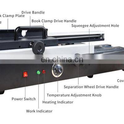 SBM-50D Samsmoon Hot Glue Book Binder Binding Machine A4 High Quality Glue Binding Machine Binder photo-2