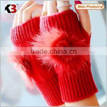 2015 High Quality cheap cotton string knit mittens adult