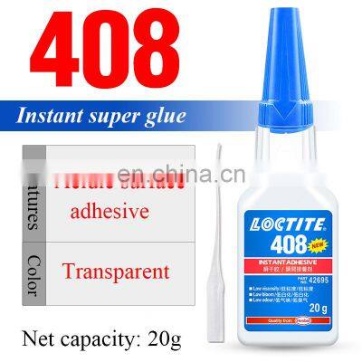 Loctiter Super Glue 408 411 412 Instant Dry Glue Repair Adhesive 20g General Purpose Glue photo-2