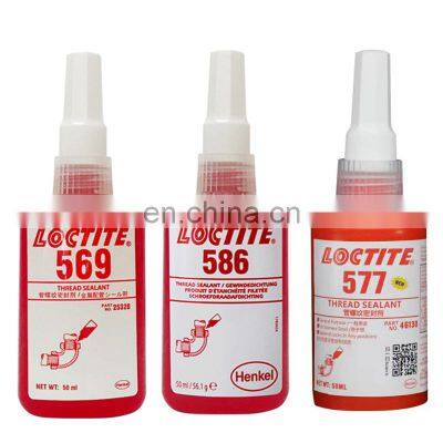 50ml Loctiter 569 586 577 Pipe Thread Sealant Rubber Liquid Raw Material Tape Glue Sealing Adhesive