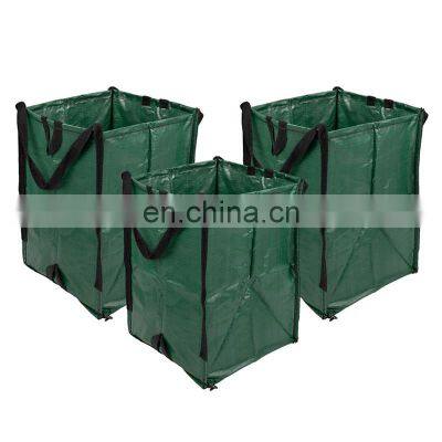Collapsible 48 Gallons New Design 3pack Gray Polypropylene Garden Leaf Waste Bag photo-3