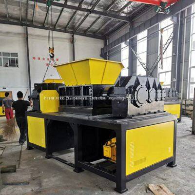 2022 New Type Hammer Mill Automatic Double Shaft Shredder Used in Wood for Sale Plastic Shredder Scrap Metal Recycling Welcomed