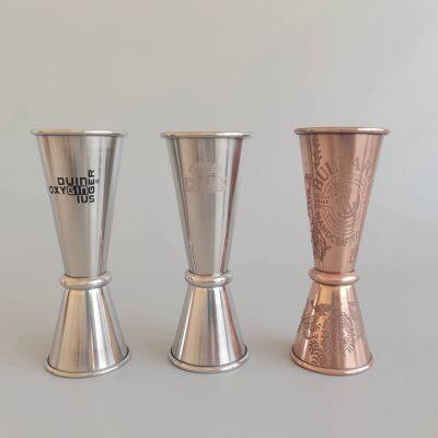 Stainless Steel Japanese Jigger Measuring Tool For Bartenders 30/60ml 2 Oz 1 Oz Wholesale Price photo-4