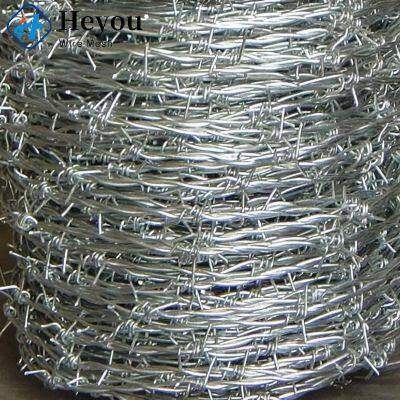 Factory Direct Supply 1.6X1.6mm 1.2X1.2mm Hot Dipped Galvanized PVC Stainless Steel Barbed Wire photo-4