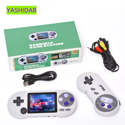 Sf2000 Handheld Game Player 3inch Built In 6000+ Retro Games 16gb Dual Player Support Tv Av Output Portable Game Console photo-5