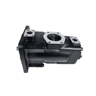 Hydraulic Double Pump T6EE-042/045/050/052/062/066/072/085-042/045/050/052/062/066/072/085-1R00-A100 High Pressure Oil Pump photo-4