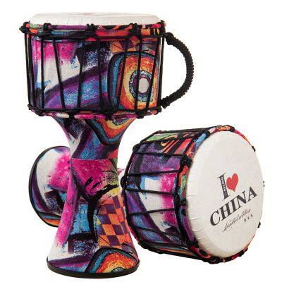 Hand Drum Factory Wholesale 8.5inch ABS Material Portable Djembe Drum Hand Percussion