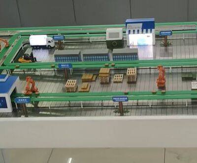 Warehouse Logistics Sand Table Model Production Factory