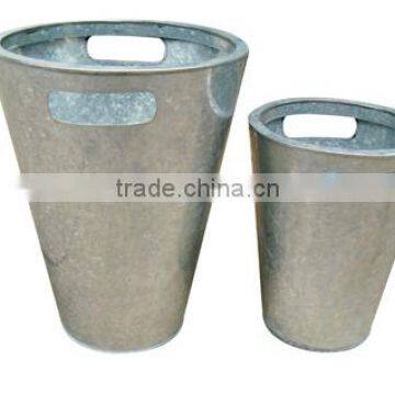 High quality best selling eco friendly Round Zinc flower vase from Viet Nam