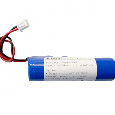 3.7V 2600MAh ICR18650 Rechargeable Lithium Ion Battery With JST XH 2.54 Plug (1x 18650 Jst-XH, 3.7v 9.62Wh/2.6Ah, 1S1P), Blue