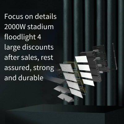 2000w Copper Tube Floodlights With Strong Spotlighting for High - Power Led Stadium Lights Special for Night Games photo-5