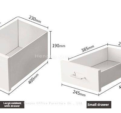 HN-OCM6 Mobile Steel Organizer Cabinet With Labels & Handles, 6-Tier, Metal Storage Drawer for Medical Clinic & Pharmacy, Secure Design photo-3